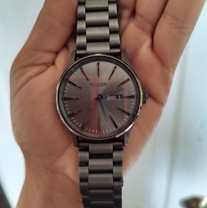 Stainless Steel Nixon Sentry Watch